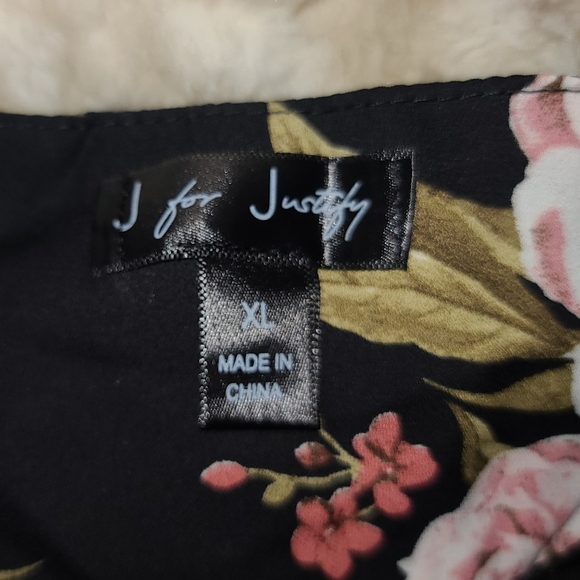 New Xl Women's Flower Print Blouse - Picture 3 of 6